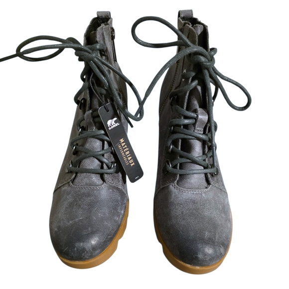 Sorel Joan Uptown Lace in Grey Size 8.5 NWOB - Picture 2 of 9